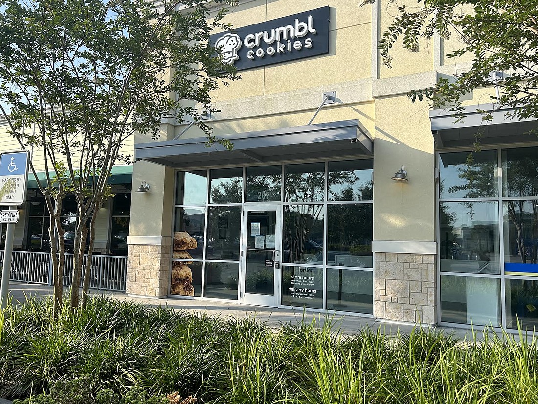 The new Crumbl Cookies location in the Island Walk shopping plaza off Palm Coast Parkway. Courtesy photo