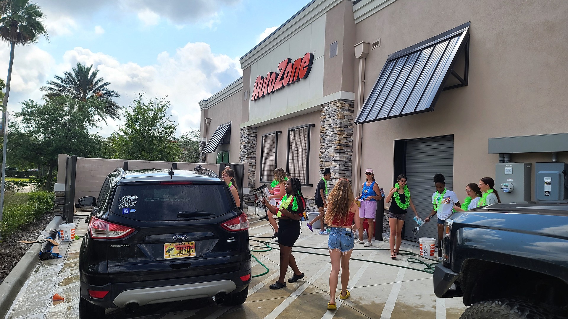 Twentyfive girls participate in Flagler Palm Coast Starlets car wash