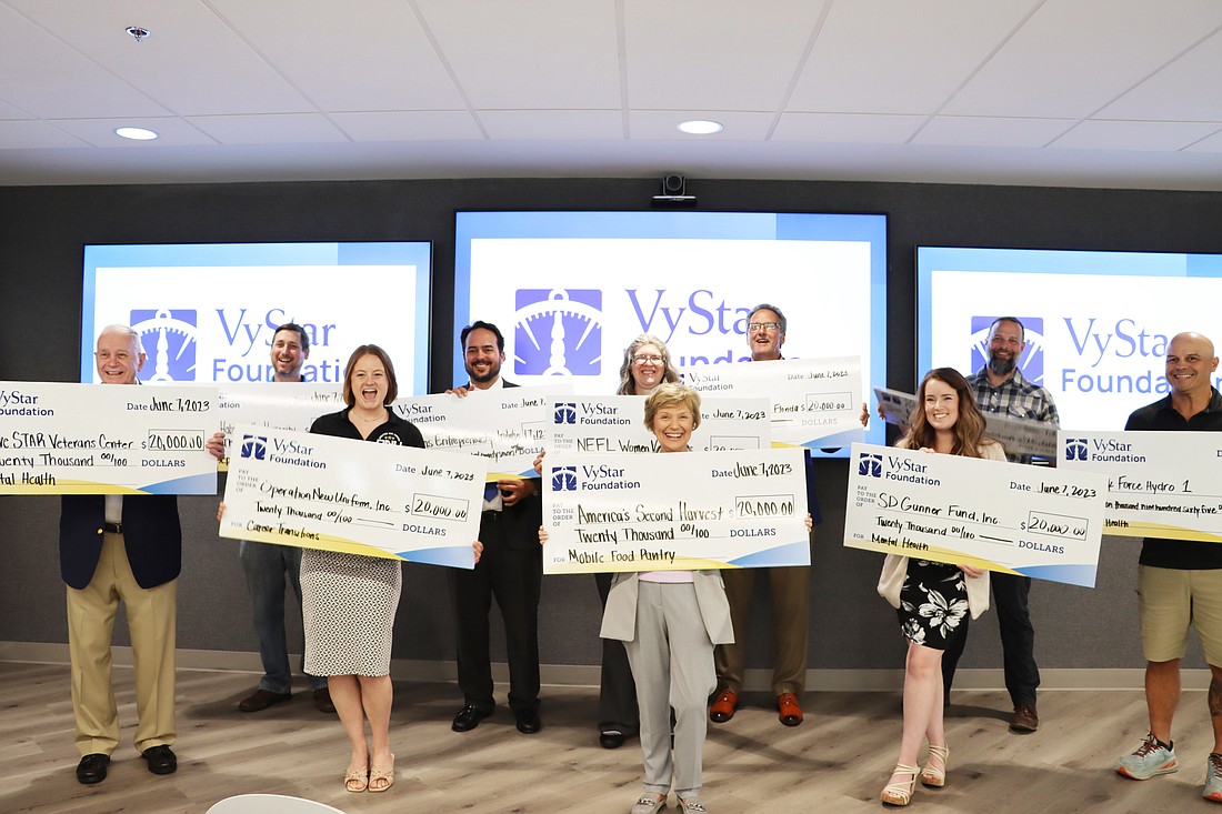 Donations totaling nearly $198,000 were awarded to 10 nonprofits in VyStar Foundation’s first grant cycle.
