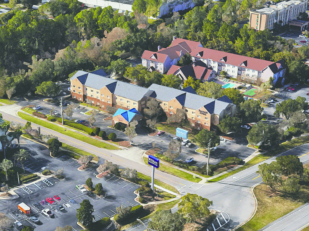 The Fairfield Inn & Suites by Marriott Jacksonville Airport sold June 1 for $10.8 million. The hotel is at 1300 Airport Road. Built in 1999, the three-story Fairfield Inn & Suites has 107 rooms and sits on 2.8 acres.