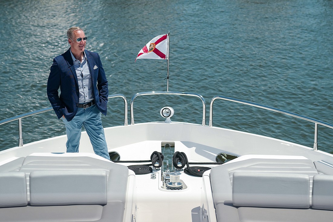 Exclusive Yachts CEO Scott Stuckmann says the idea behind the Naples-based company model is to “step on the yacht with no worries, and step off with great memories."
