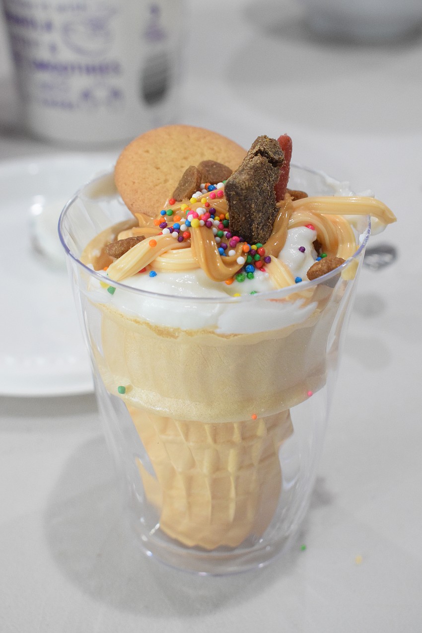 Nate's Honor Animal Rescue pups are sure to enjoy these frozen treats campers made for them. It includes yogurt, treats, vanilla wafers, peanut butter and cheese.