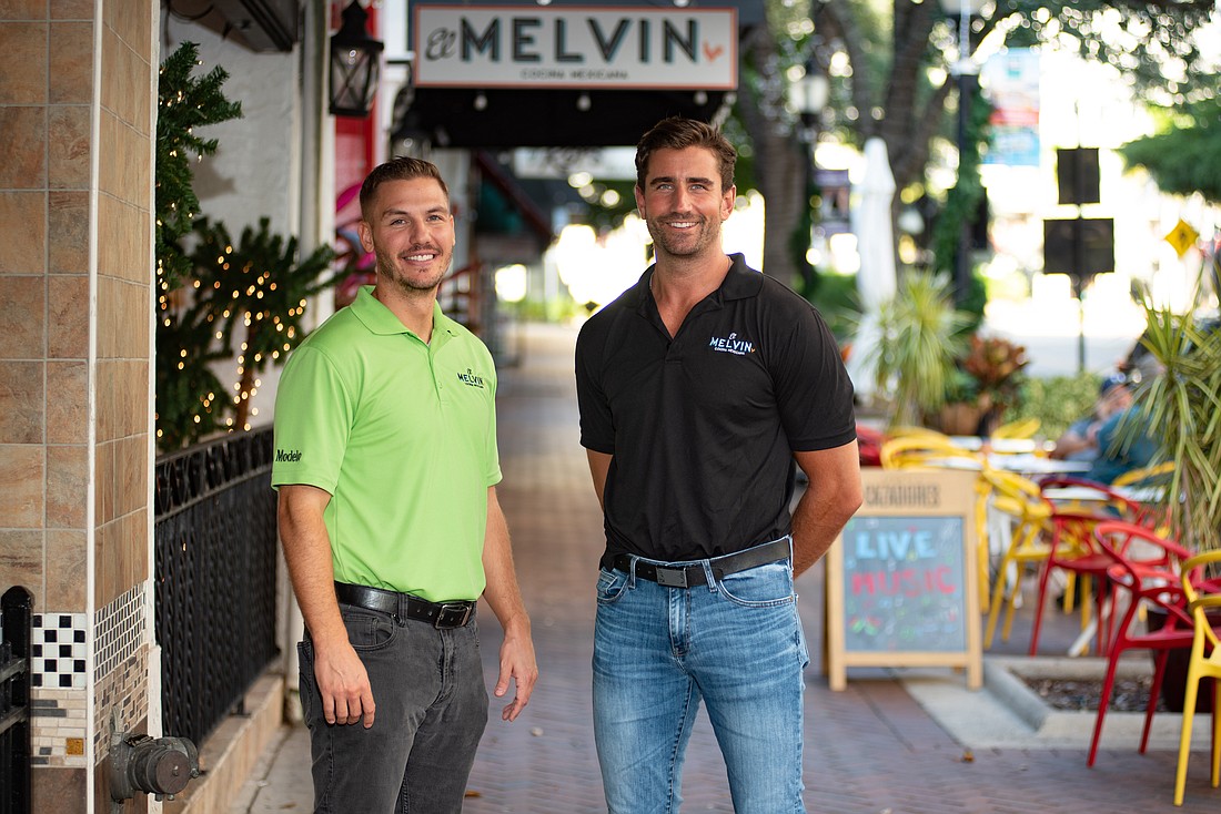 Matt Hess and Mitch Good opened El Melvin Cocina Mexicana in 2019. El Melvin has recently been the subject of late-night noise complaints from nearby residents.