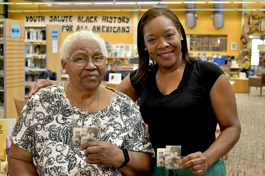 Betty J. Johnson, a former county employee and longtime advocate for youth literacy, visited the Betty J. Johnson North Sarasota Public Library, which is named in her honor, in honor of Juneteenth on June 16, accompanied by her daughter Carisa Johnson.