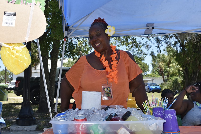 Melinda Whitehead of the Caloha stand.