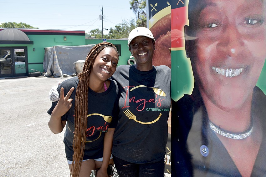 Amani Washington and Inga Charles of Inga's Catering & More.