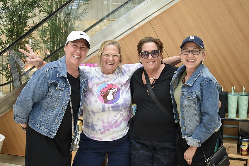 Rita Saturno, Irene Blanchard, Donna Lynch and Kellie Marchinkoski leave the dads at home in Connecticut for a girls' trip.