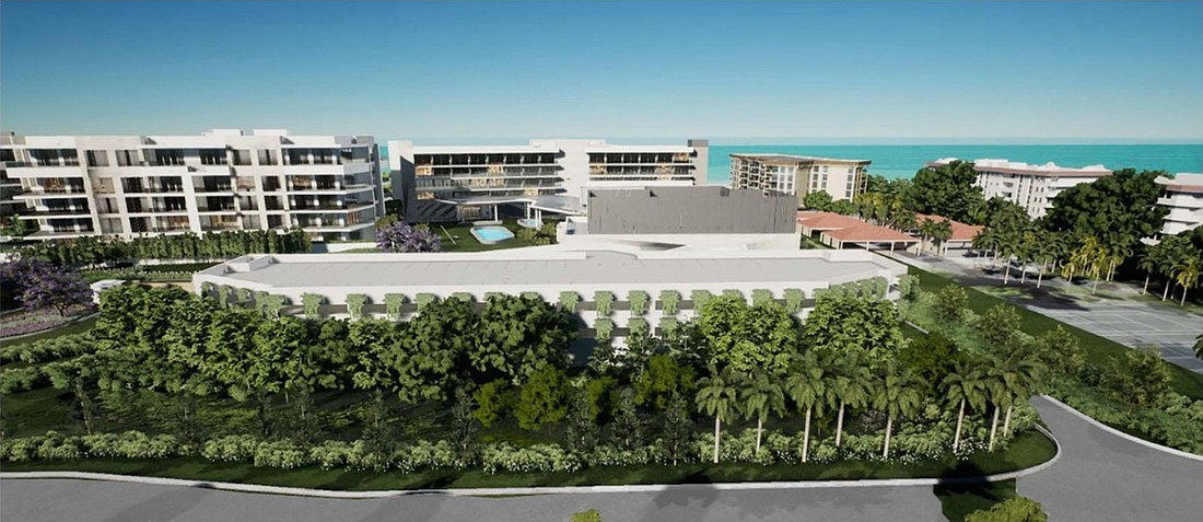 The proposed multilevel parking garage at the Residences at the St. Regis Longboat Key was denied by the Town Commission on June 5.