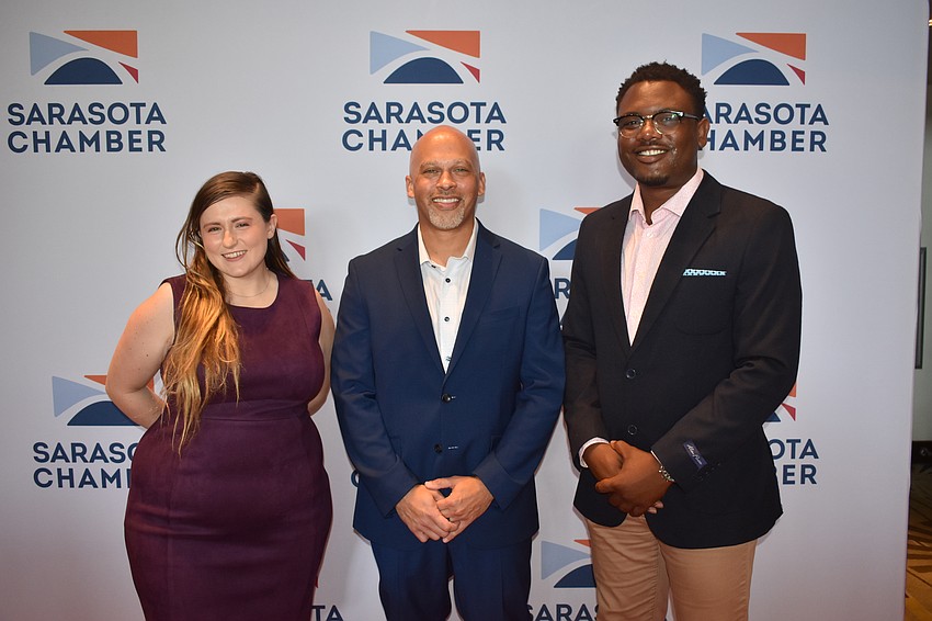 Aginto Solutions video content director Jacquelyn Daum, managing director Chris Williams, and digital media strategist Javar Baity.