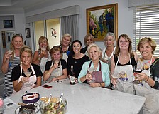While it was a cooking class, all the women who participated in "Cooking Queens" say they are cooks. It's just a great social event and a chance to try recipes.