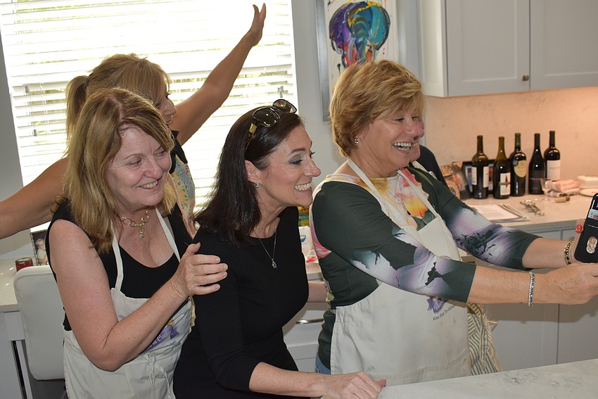 Lakewood Ranch's Amy Gorman, Sarasota's Brenda Kleiber and Lakewood Ranch's Angela Massaro-Fain have some fun with a selfie.