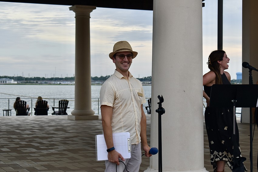 Andy Sandberg emcees the event. He is the CEO and artistic director of the Hermitage.