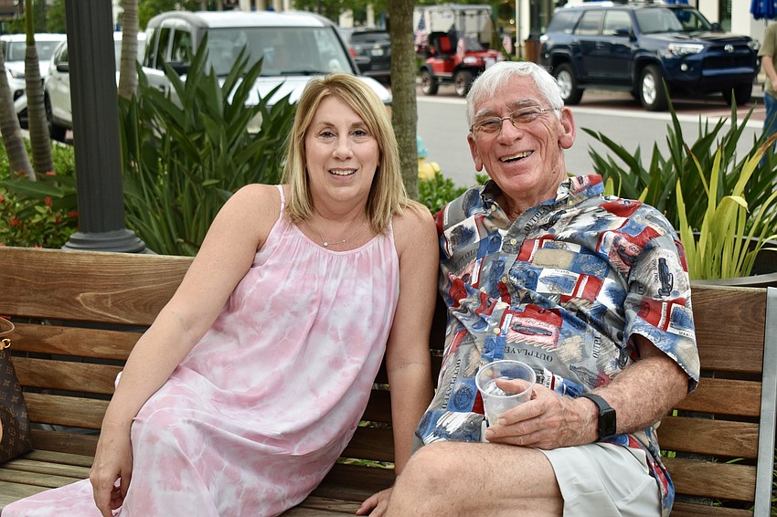 Mary Margaret Hardesty is visiting her dad William Lewis from Tennessee. Lewis recently moved into Esplanade.