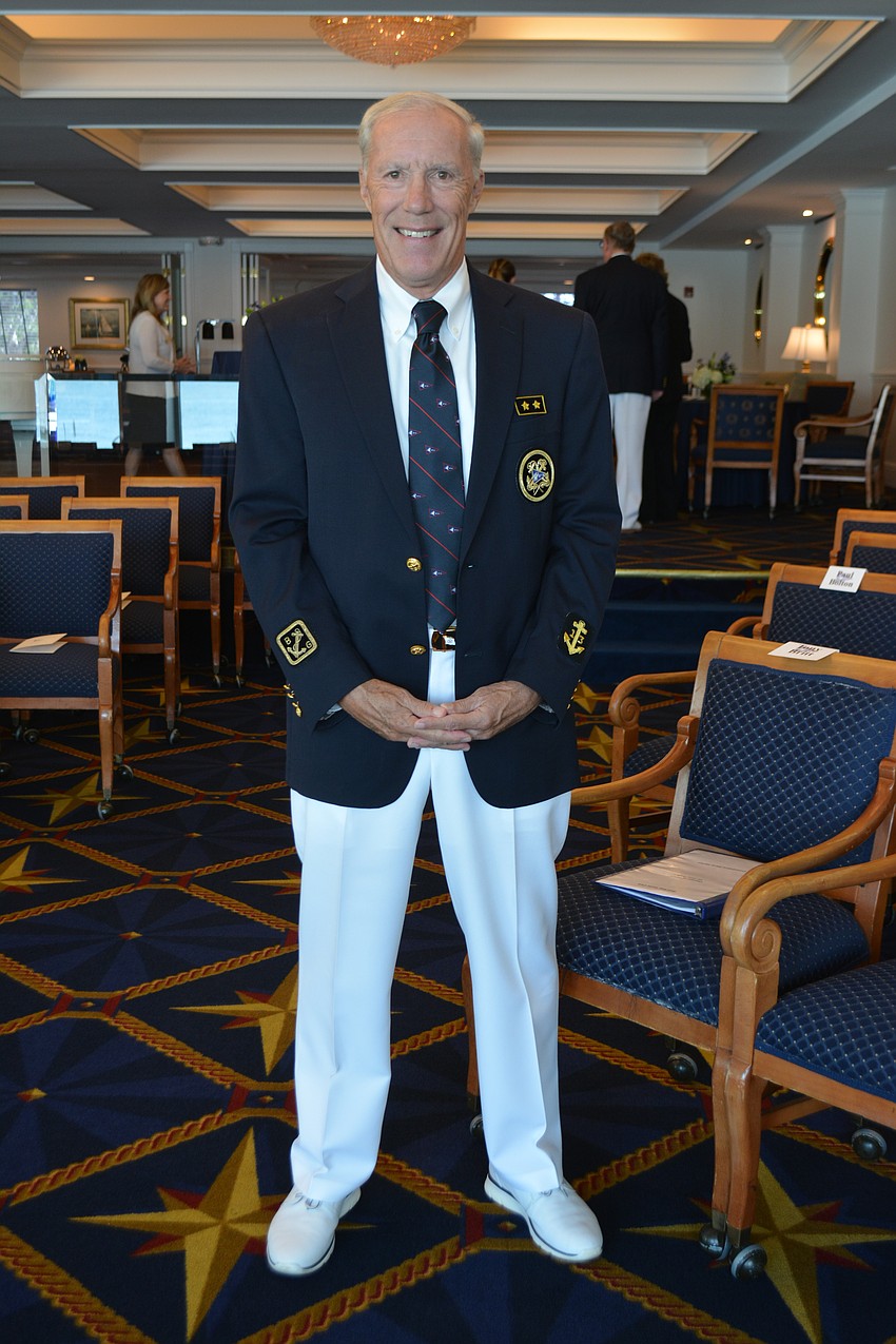 Steven Horton was sworn in as commodore of the Bird Key Yacht Club on Saturday, June 24, at the Change of Watch Ceremony.