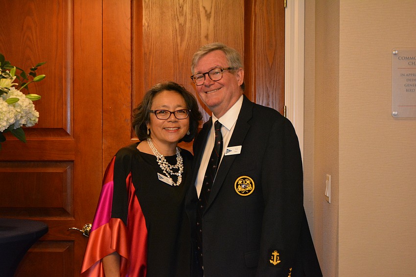 Irene Britt and Rear Commodore Tony Britt