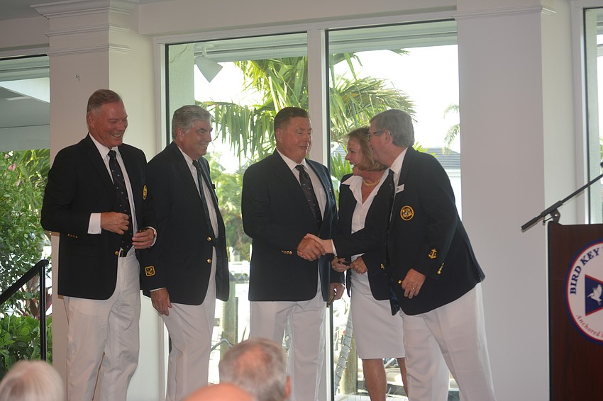 The newly sworn-in governors of the Bird Key Yacht Club for 2023-24