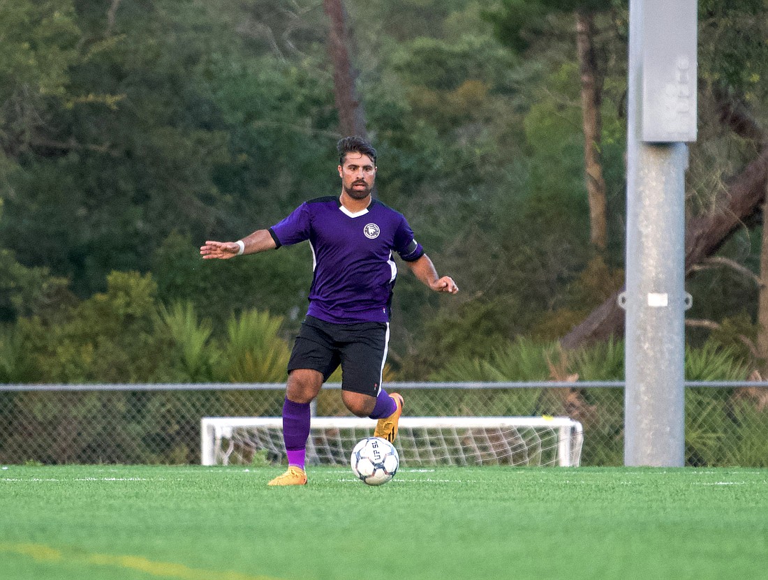 Ramtin Amiri scored two goals for Royal Palms SC in a 5-0 playoff win against High Soccer Prospects of Orlando on June 25 at Gamble Rogers Middle School in St. Augustine. Courtesy photo by Tiffany Patterson