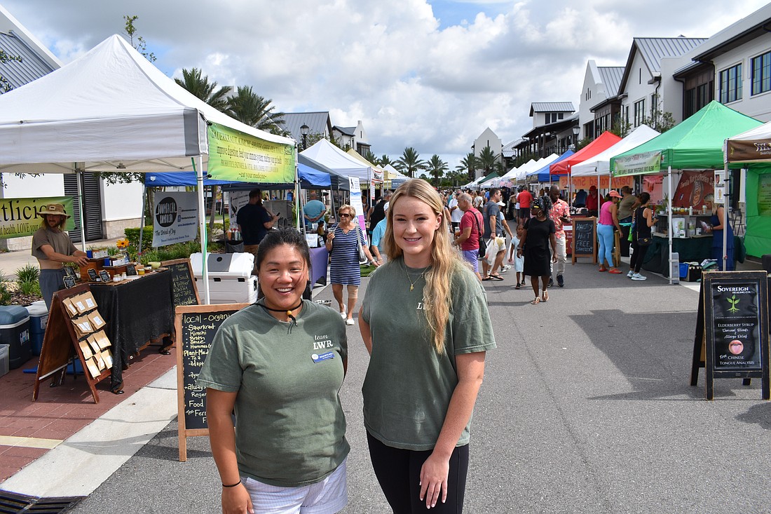 Lakewood Ranch Communities' Morgan Bettes-Angell and Nicole Hackel are urging people to vote for The Market at Lakewood Ranch in the American Farmers Market Celebration. Vote at VoteLWR.com.