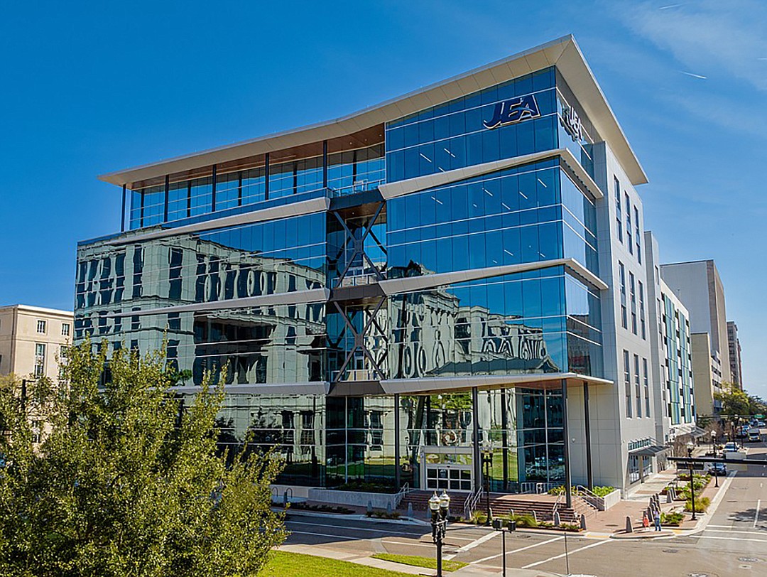 The JEA headquarters in Downtown Jacksonville.