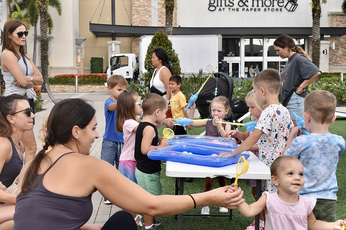 A one-hour playdate takes place every fourth Wednesday of the month at the Green at UTC.