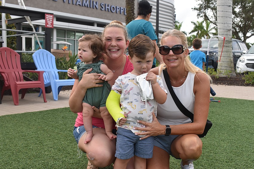 Lakewood Ranch residents Evelyn, Nicole and Bryce Stillman bring grandma Melissa Delaney to the playdate.
