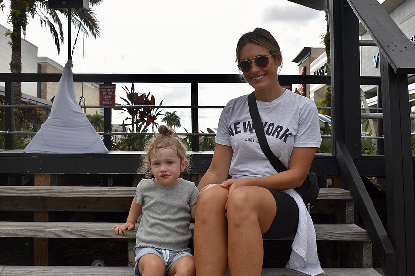 Nokomis residents Zoya and Ella Kotsyuba like to visit UTC for the play area inside the mall, so they gave the playdate a try.