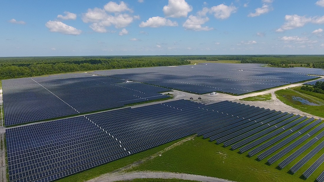 The Florida Municipal Power Agency Harmony Solar Energy Center in St. Cloud in Osceola County.