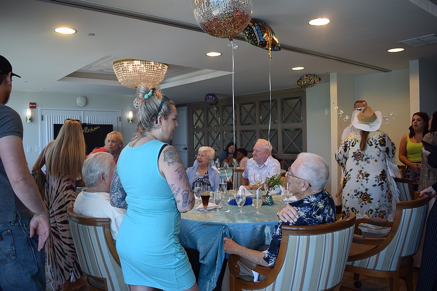 The Martin family celebration on July 2, 2023 at Plymouth Harbor.