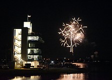 Nathan Benderson hosts its annual fireworks display the night before the Fourth of July.