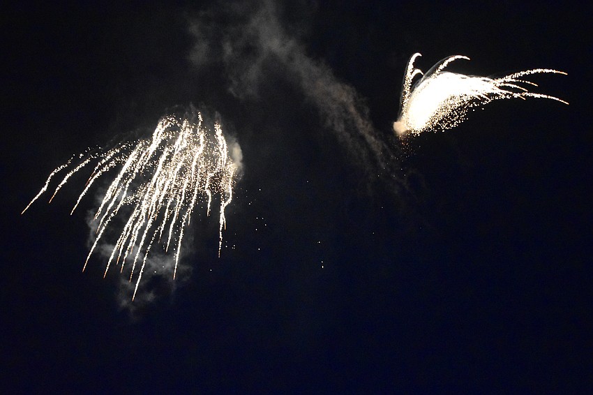 Visitors were impressed with the many fireworks at the event.
