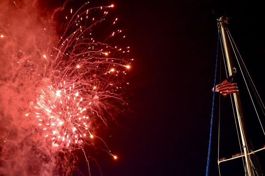 Visitors were impressed with the many fireworks at the event.