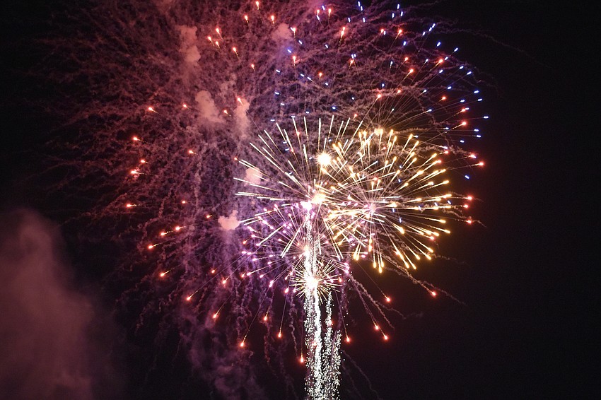 Visitors were impressed with the many fireworks at the event.