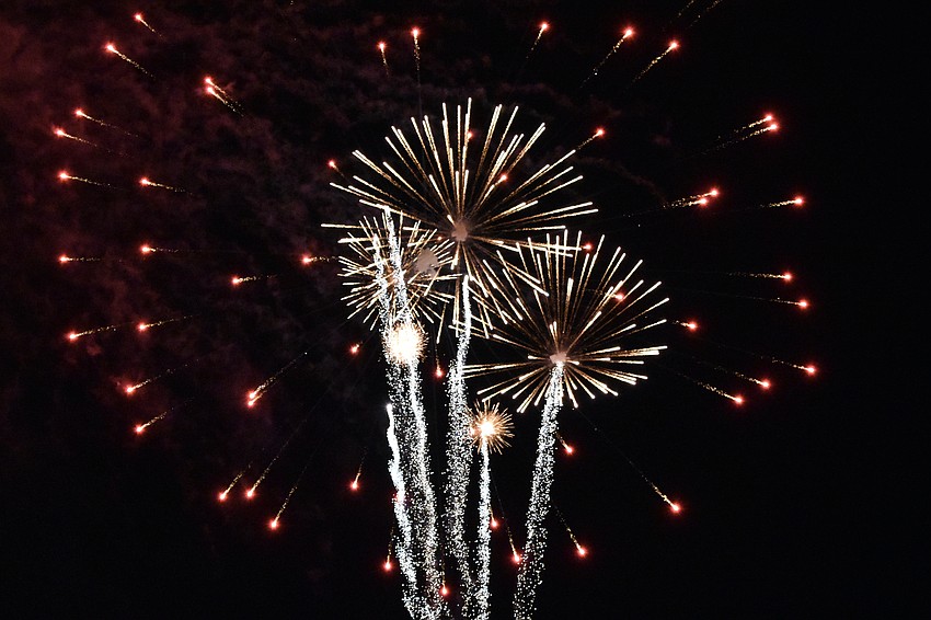 Visitors were impressed with the many fireworks at the July 4 spectacle at Sarasota's Bayfront Park.