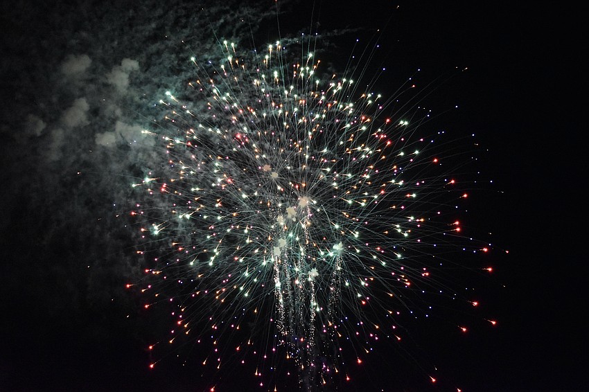 Visitors were impressed with the many fireworks at the event.