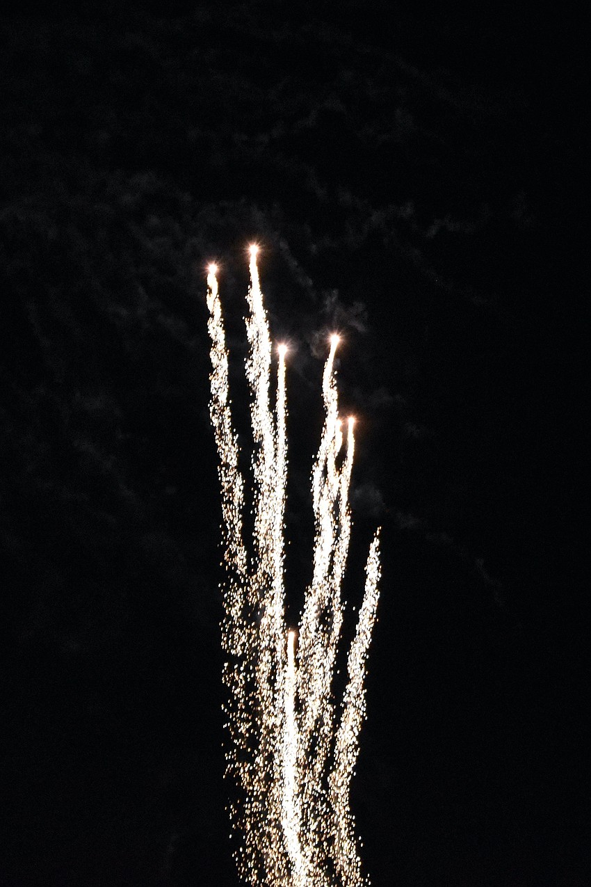 Visitors were impressed with the many fireworks at the event.
