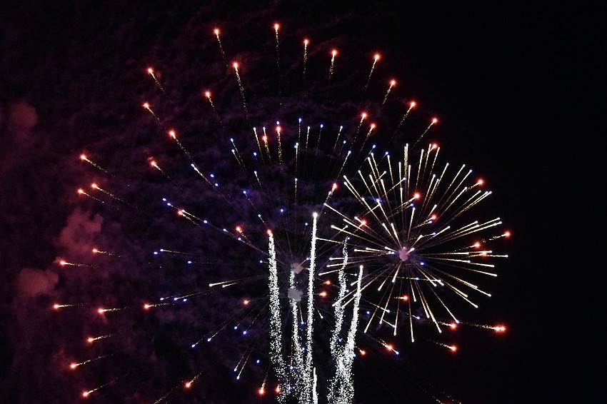 Visitors were impressed with the many fireworks at the event.