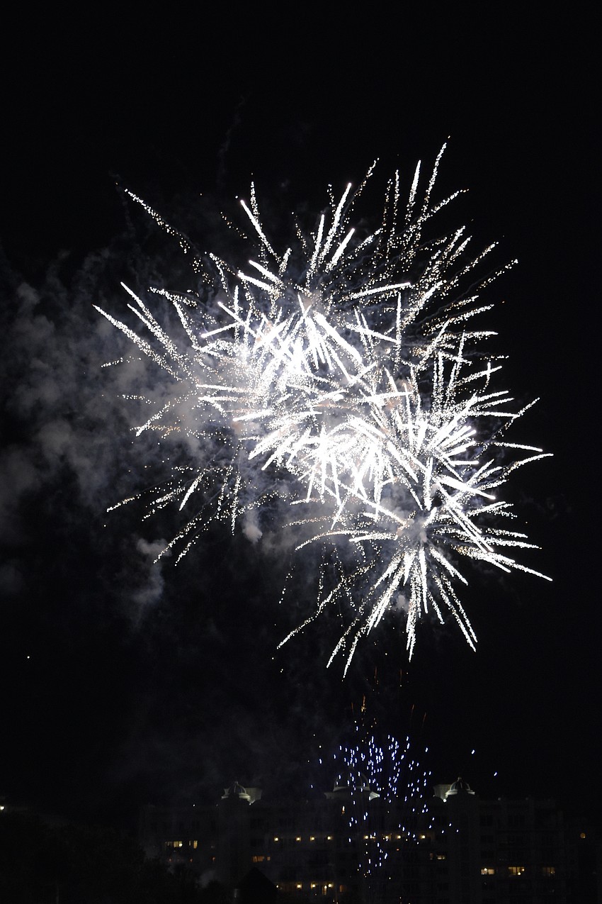 Visitors were impressed with the many fireworks at the event.