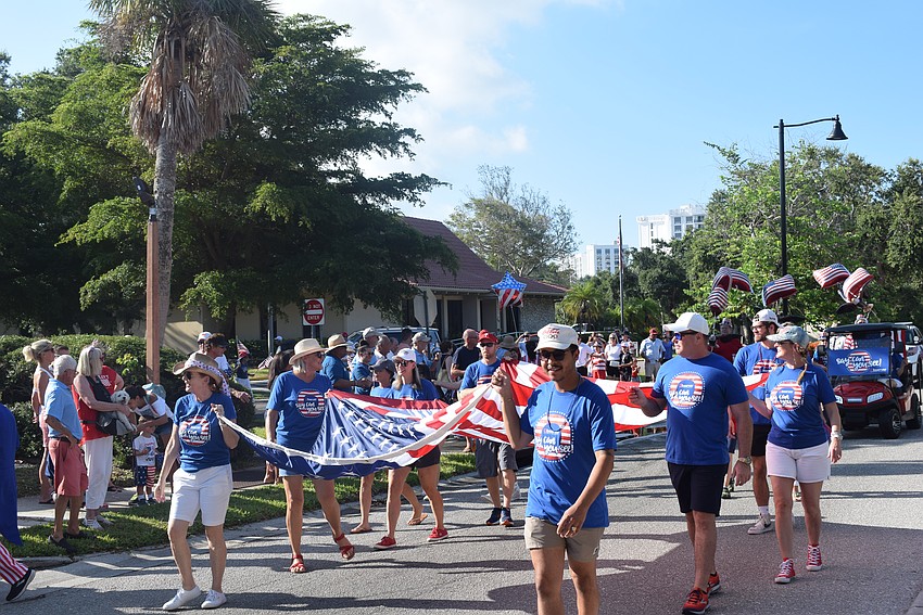 The Observer Media Group in Longboat Key's 2023 Freedom fest parade