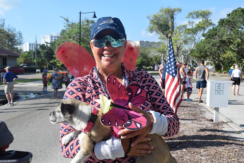 Beth Gotthelf and her dog Lena