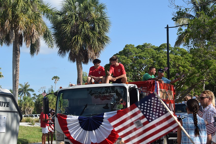 The Junk King truck in the Freedom Fest parade.