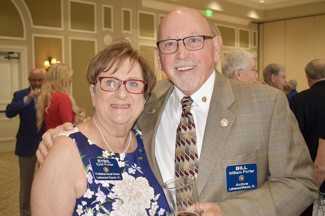 Rotary is still and has been a part of Sybil and Bill Porter's lives for 43 years.