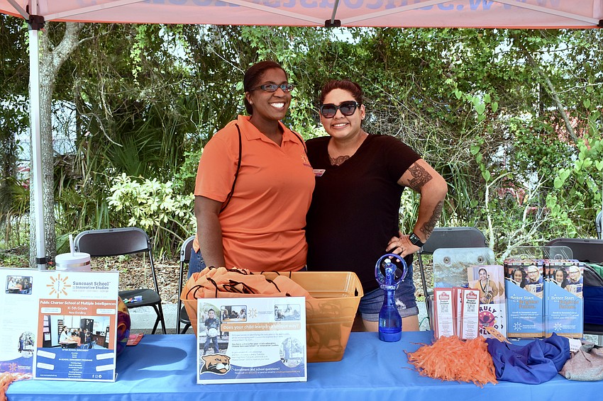 Principal Fayth Jenkins and Stacy Zenteno of Suncoast School for Innovative Studies