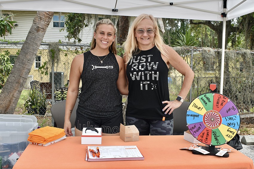Nicole Leffingwell and Mary Plourde of Orangetheory Fitness