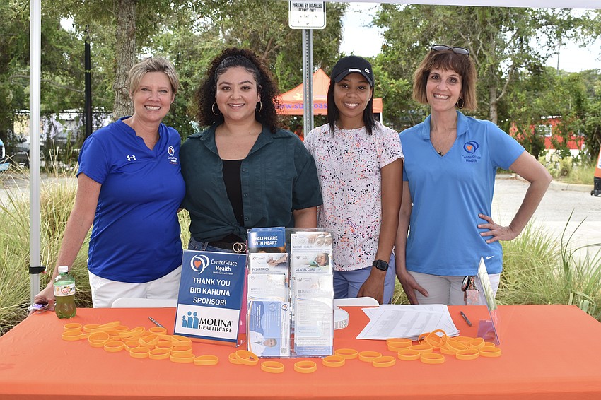 CenterPlace Health staff members Christine Coviello, Liz Rosado, Tiona Settles, and Tracy Green