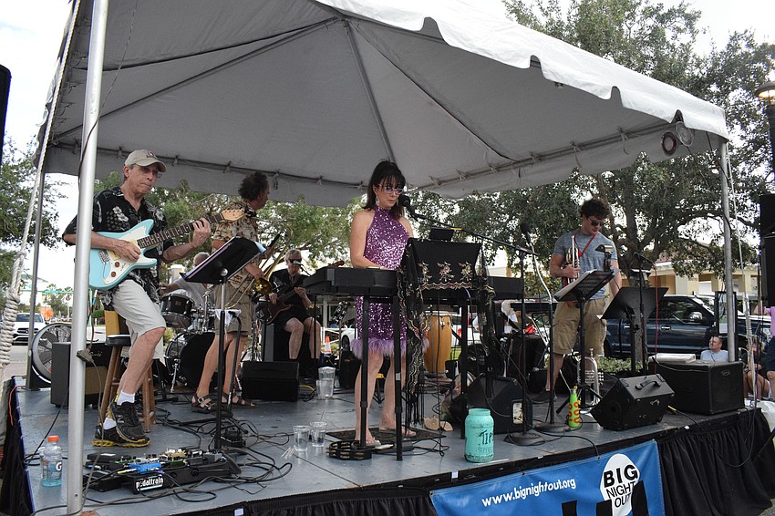 Big Night Out provides entertainment for the night at Music on Main.