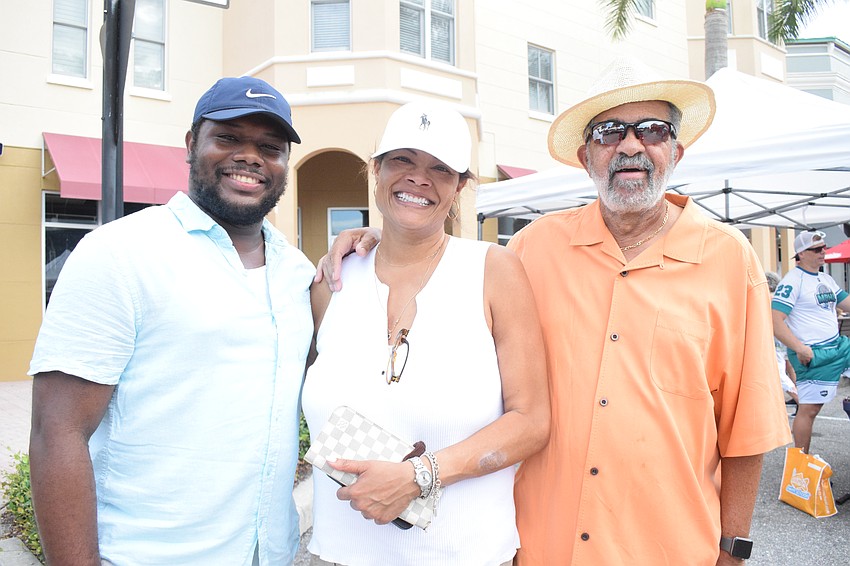Rundell Douglas and Trudy Wells visit Lakewood Ranch's Barry Wells from Washington D.C.