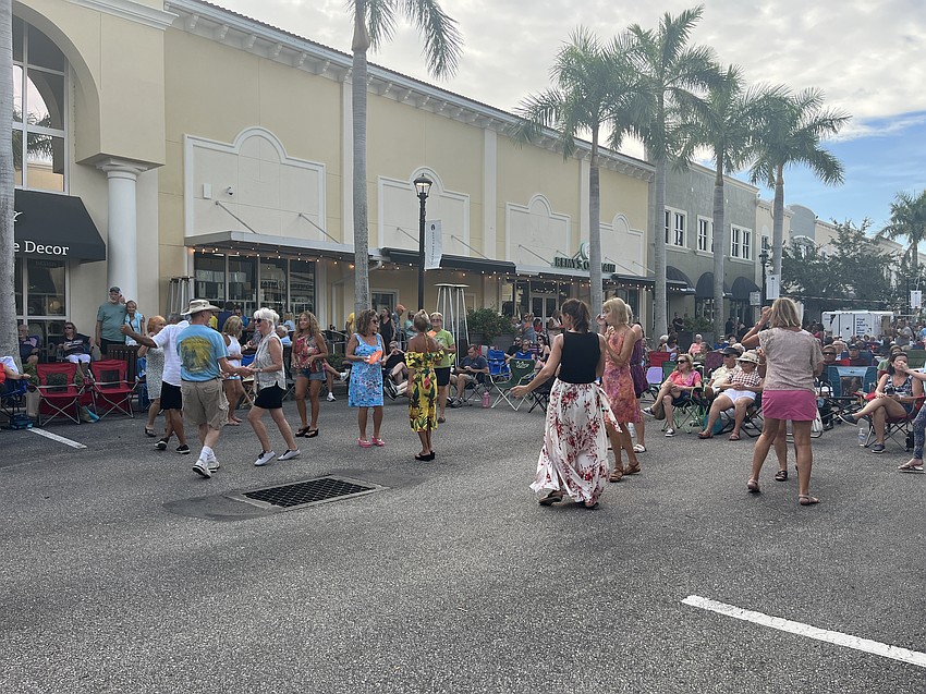 People dance the night away as Big Night Out performs.