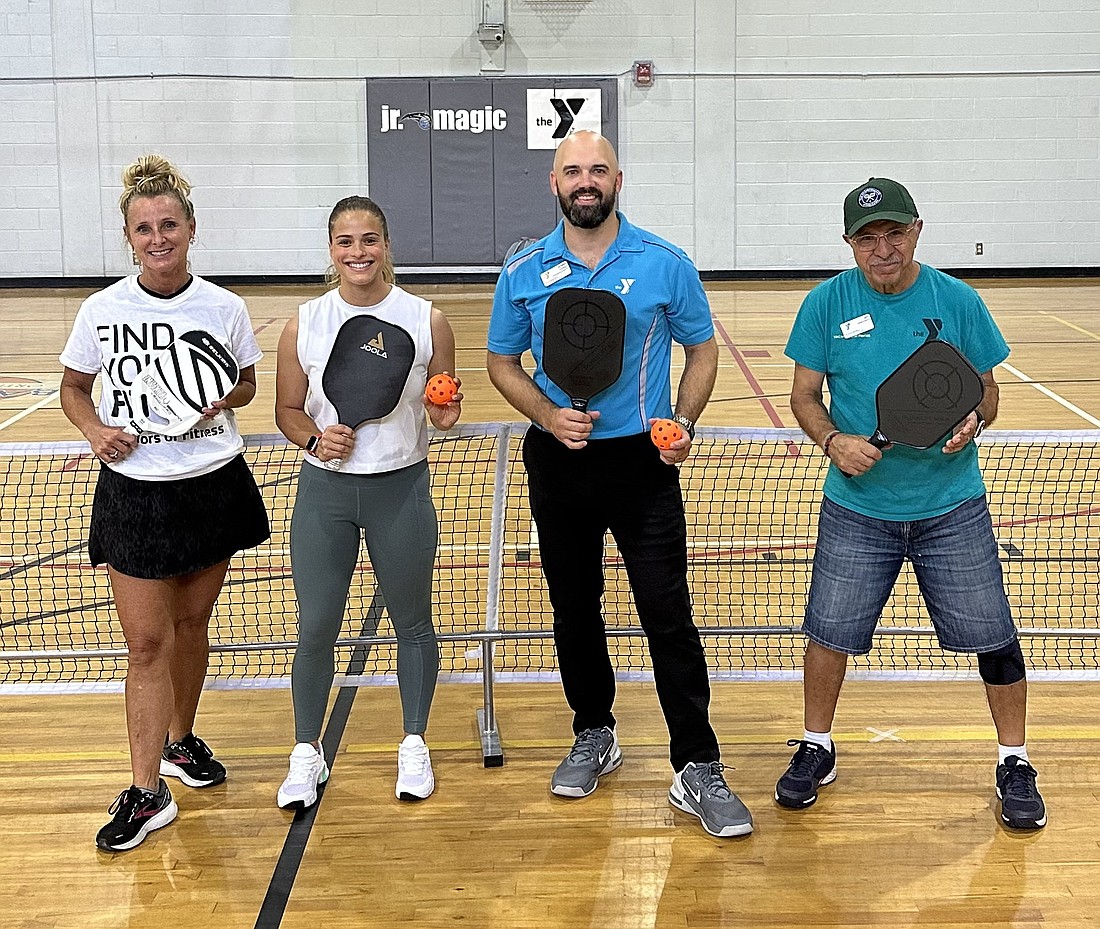 My instructors at the Dr. Phillips YMCA and I had tons of fun playing pickleball together. It definitely was a great introductory experience to the sport.