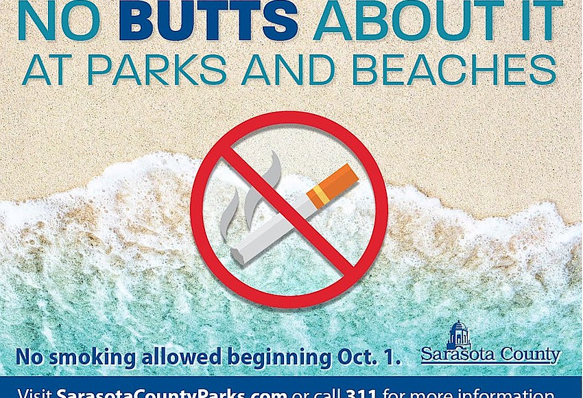 Smoking ban begins in Sarasota County parks and beaches