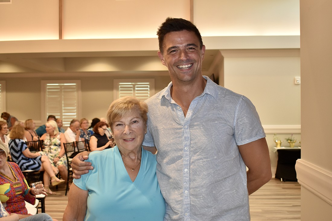 Nancy Schneider, the publicity chair for Gardeners Out East, meets former HGTV host John Gidding in person. Schneider used to watch Gidding on Curb Appeal for the show's dramatic before and afters.